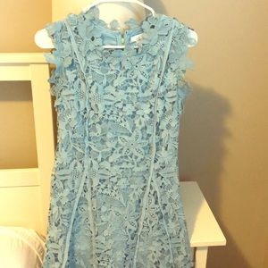 Baby Blue Lace Dress